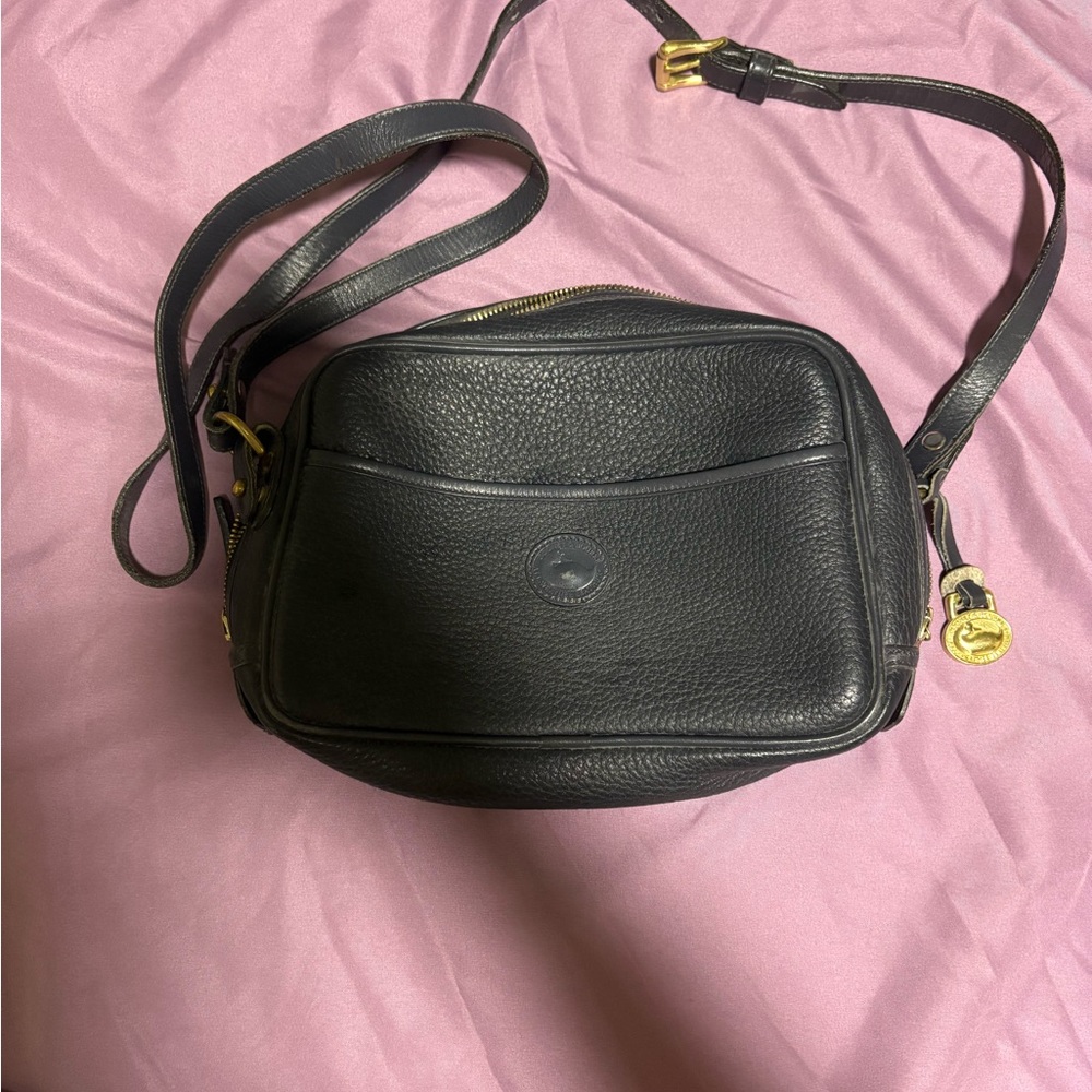 Dooney & Bourke Black Leather Crossbody Bag